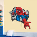 Spiderman super heróis adesivos de parede para crianças
