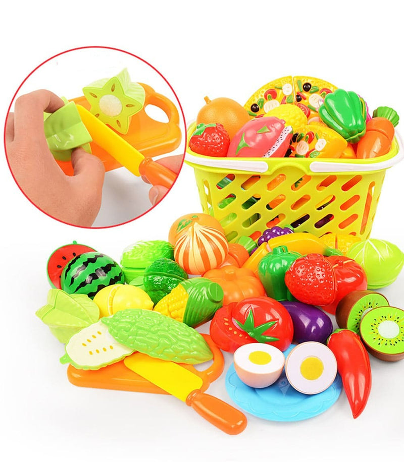 Frutinhas de Brinquedo Com Velcro Educacional
