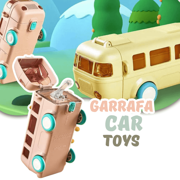 Garrafa Kids - Car Toys: Diversão e Hidratação em um Só Produto