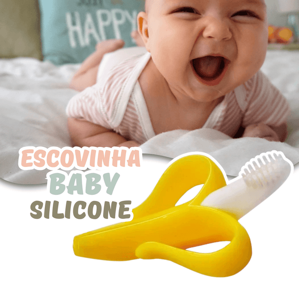 Escova de Dentes em Silicone para Bebês: Segura, Divertida e Funcional