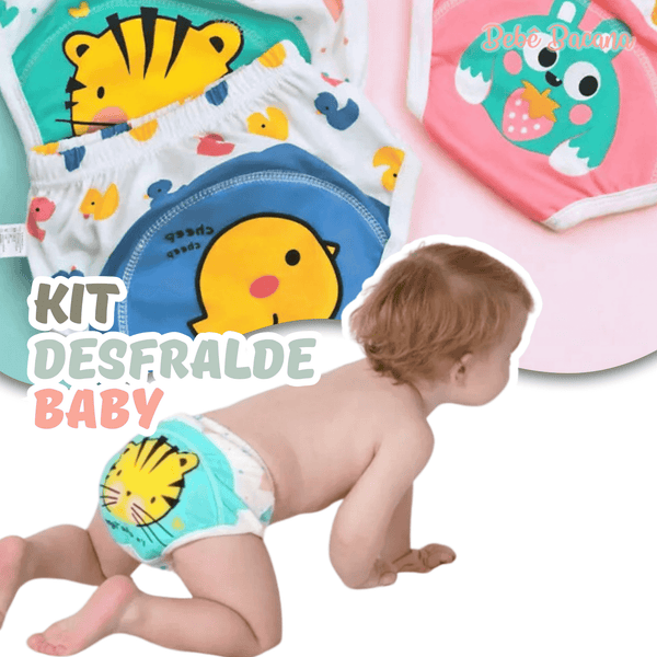 Kit 4 Fraldas para Desfralde: Conforto e Sustentabilidade para Seu Bebê