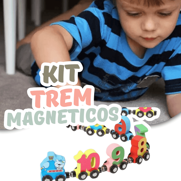 Conta Trem - KIT de Trens Magnéticos Educativos