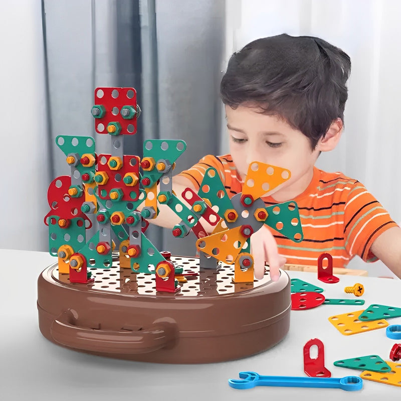 Maleta Criativa de ferramentas Magic Montessori-204 peças